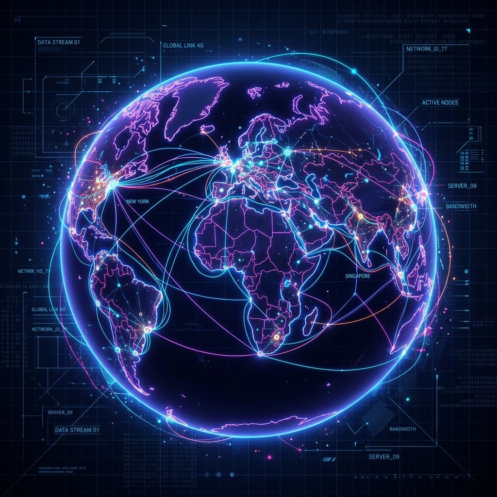 Futuristic global contact network